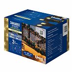 Гирлянда светодиодная Uniel ULD-C3020-384/TВK UL-00010940, занавес, Теплый свет, 3х2 м
