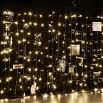 Гирлянда светодиодная Uniel ULD-C3020-384/TВK UL-00010940, занавес, Теплый свет, 3х2 м