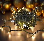 Гирлянда светодиодная Sneha A-026A WW, IP54, нить, Теплый свет, 10 м