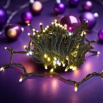 Гирлянда светодиодная Sneha A-026A WW, IP54, нить, Теплый свет, 10 м