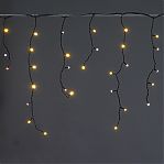 Гирлянда светодиодная Sneha A-056AR WW, IP44, 5х0,6 м, бахрома, теплый белый, 5 м