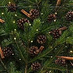 Гирлянда светодиодная Sneha A-056AR WW, IP44, бахрома, Теплый свет, 5 м