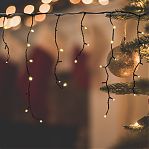 Гирлянда светодиодная Sneha A-056AR WW, IP44, бахрома, Теплый свет, 5 м