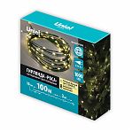 Гирлянда светодиодная Uniel Роса ULD-S10000-1000/DGA warm white IP20, теплый белый 100 м, UL-00012089