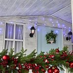 Гирлянда светодиодная Uniel ULD-B25006-440/TTK blue-white UL-00010939, бахрома, Синий-Белый, 25 м