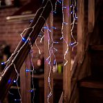 Гирлянда светодиодная Uniel ULD-B25006-440/TTK blue-white UL-00010939, бахрома, Синий-Белый, 25 м