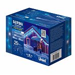 Гирлянда светодиодная Uniel ULD-B25006-440/TTK blue-white UL-00010939, бахрома, Синий-Белый, 25 м