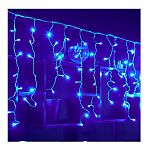 Гирлянда светодиодная с эффектом мерцания Uniel ULD-B12006-195/TTK Blue бахрома IP44 синий, 12 м