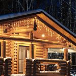 Гирлянда светодиодная Uniel ULD-B12006-195/TTK Warm White UL-00010878, IP44, бахрома, Теплый свет, 12 м