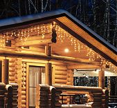 Гирлянда светодиодная Uniel ULD-B12006-195/TTK Warm White UL-00010878, IP44, бахрома, Теплый свет, 12 м