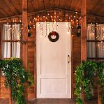 Гирлянда светодиодная Uniel ULD-B3010-200/TBK Warm white UL-00003934, бахрома, Теплый белый, 3 м