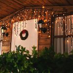 Гирлянда светодиодная Uniel ULD-B3010-200/TBK Warm white UL-00003934, бахрома, Теплый белый, 3 м