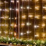 Гирлянда светодиодная Uniel ULD-C3030/DTA занавес 3х3 м, IP20, теплый белый, 3 м