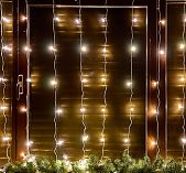 Гирлянда светодиодная Uniel ULD-C3030/DTA WARM WHITE, IP20, занавес, Теплый белый UL-00012096, 3 м