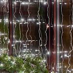 Гирлянда светодиодная Uniel ULD-C3030-192/DTA занавес 3х3 м, IP20, нейтральный белый, 3 м