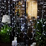 Гирлянда светодиодная Uniel ULD-C3020-384/DTA/RC UL-00008562, занавес, Нейтральный свет, пульт ДУ, 3х2 м