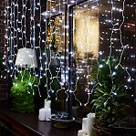 Гирлянда светодиодная Uniel ULD-C3020-384/DTA/RC UL-00008562, занавес, Нейтральный свет, пульт ДУ, 3х2 м