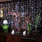 Гирлянда светодиодная Uniel ULD-C3020-384/DTA/RC UL-00008562, занавес, Нейтральный свет, пульт ДУ, 3х2 м