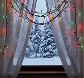 Гирлянда светодиодная Uniel ULD-S10000-1000/DGA MULTI IP20 нить, Разноцветная UL-00009932, 100 м