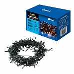 Гирлянда светодиодная Uniel ULD-S2000-200/DGA WARM WHITE IP20, нить, Теплый свет, UL-00007308, 20 м