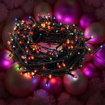 Гирлянда светодиодная Uniel ULD-S3000-300/DGA MULTI IP20, нить, Разноцветная, UL-00007311, 30 м