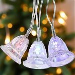 Гирлянда светодиодная Uniel ULD-S0280-020/DTA RGB IP20 BELLS, Колокольчики, Разноцветная,  07919, 2.8 м