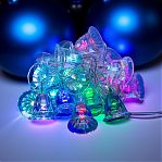 Гирлянда светодиодная Uniel ULD-S0280-020/DTA RGB IP20 BELLS, Колокольчики, Разноцветная,  07919, 2.8 м
