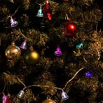 Гирлянда светодиодная Uniel ULD-S0280-020/DTA RGB IP20 BELLS, Колокольчики, Разноцветная,  07919, 2.8 м