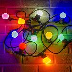 Гирлянда светодиодная Uniel UDL-K121 10/E27/5M 5C IP65 BLACK BELT-LIGHT, Белт-лайт, без ламп, UL-00007150, 5 м