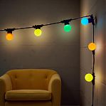 Гирлянда светодиодная Uniel UDL-K121 10/E27/5M 5C IP65 BLACK BELT-LIGHT, Белт-лайт, без ламп, UL-00007150, 5 м