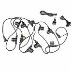 Гирлянда светодиодная Uniel UDL-K121 10/E27/5M 5C IP65 BLACK BELT-LIGHT, Белт-лайт, без ламп, UL-00007150, 5 м