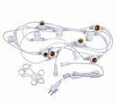 Гирлянда светодиодная Uniel UDL-K121 10/E27/5M IP65 WHITE BELT-LIGHT,  Белт-лайт, без ламп UL-00011810, 5 м