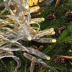 Гирлянда светодиодная Sneha A-047С WW, IP65, нить, Теплый свет, 30 м