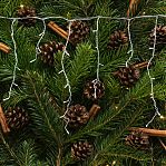 Гирлянда светодиодная Sneha A-056R WT FLASH, IP44, бахрома, Нейтральный свет, 5 м