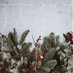 Гирлянда светодиодная Sneha A-056R WW, IP44, бахрома, Теплый свет, 5 м