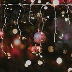 Гирлянда светодиодная Sneha A-057A WT/W FLASH, IP44, бахрома, Нейтральный свет, 5 м