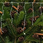 Гирлянда светодиодная Sneha A-057A WT/W FLASH, IP44, бахрома, Нейтральный свет, 5 м