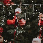 Гирлянда светодиодная SnehaA-056R WT FLASH, IP44, бахрома, Нейтральный свет, 5 м