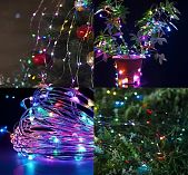 Гирлянда светодиодная SY20L-0, IP20, нить, Разноцветная, на батарейках, 10 м