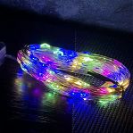 Гирлянда светодиодная SY20L-0, IP20, нить, Разноцветная, на батарейках, 10 м