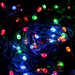 Гирлянда светодиодная Волшебная страна LED100-8-MC 54091, IP20, нить, разноцветная, 8 м