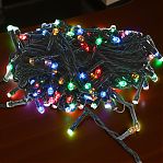 Гирлянда светодиодная Волшебная страна LED100-8-MC 54091, IP20, нить, разноцветная, 8 м