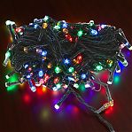 Гирлянда светодиодная Волшебная страна LED100-8-MC 54091, IP20, нить, разноцветная, 8 м