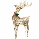 Фигура светодиодная Олень Y4-4111, 60 LED, декоративная, Теплый свет, высота 60 см