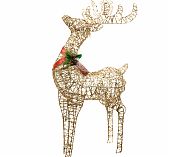 Фигура светодиодная Олень Y4-4111, 60 LED, декоративная, высота 60 см, теплый свет