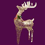 Фигура светодиодная Олень Y4-4111, 60 LED, декоративная, Теплый свет, высота 60 см