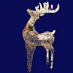 Фигура светодиодная Олень Y4-4111, 60 LED, декоративная, Теплый свет, высота 60 см