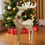 Фигура светодиодная Олень Y4-4111, 60 LED, декоративная, Теплый свет, высота 60 см