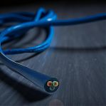 Кабель для погружного насоса Aristocavi H07BB-F 3х1.5 кв.мм круглый, синий, длина 1 метр