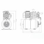 Станция насосная Джилекс Джамбо 70/50 П-24 для чистой воды, 1100 Вт, напор 50 м, 70 л/мин